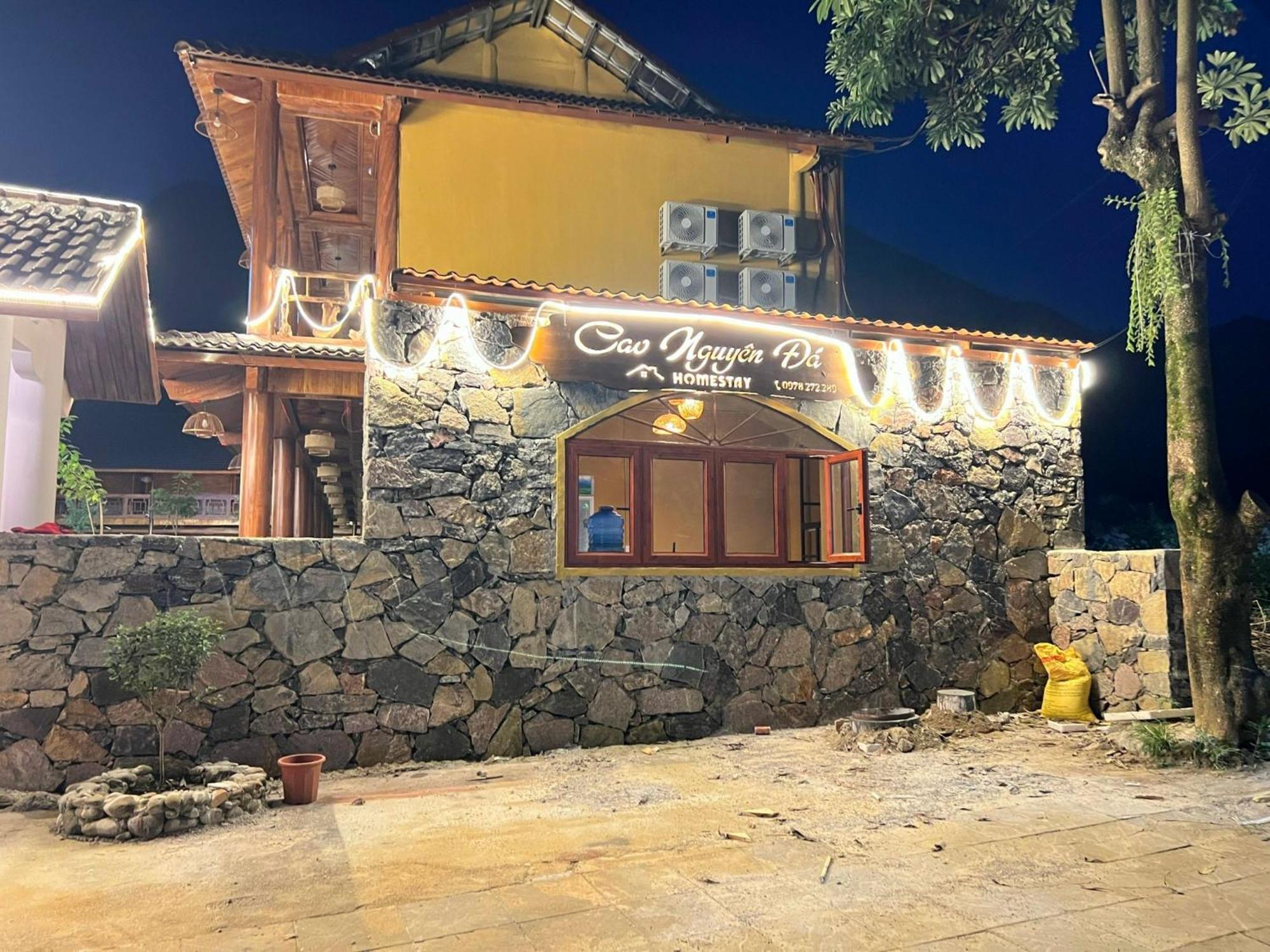 Cao Nguyen Da Homestay Meo Vac Exterior foto